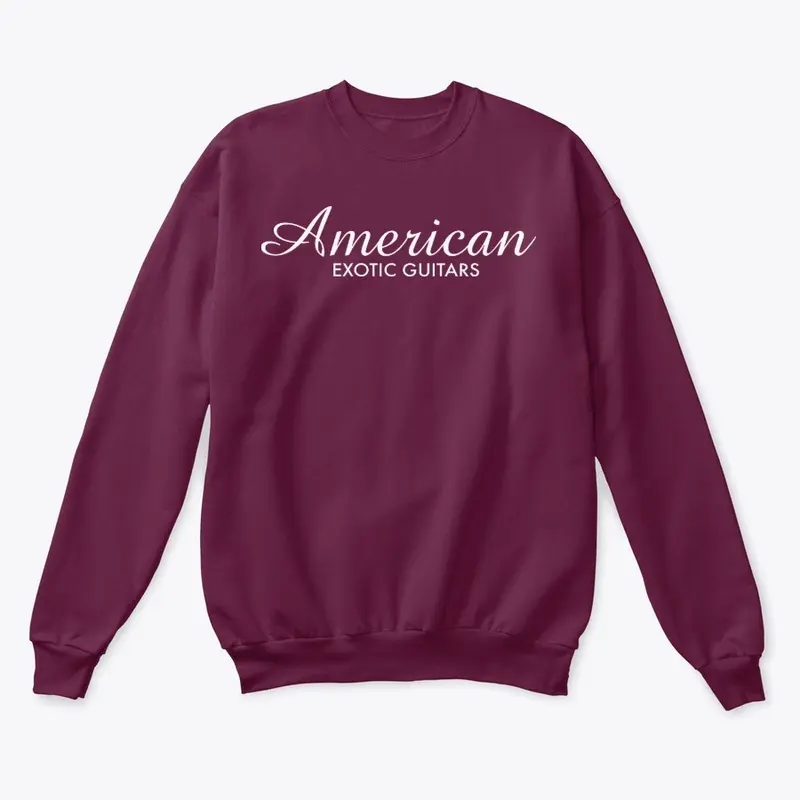 AEG White Text Sweatshirt