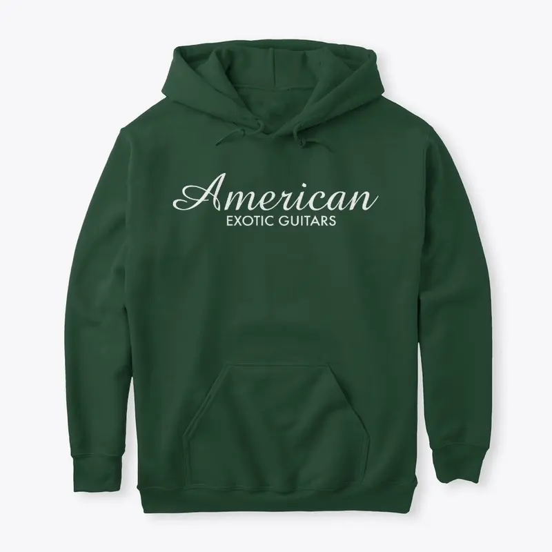 AEG White Text Hoodie